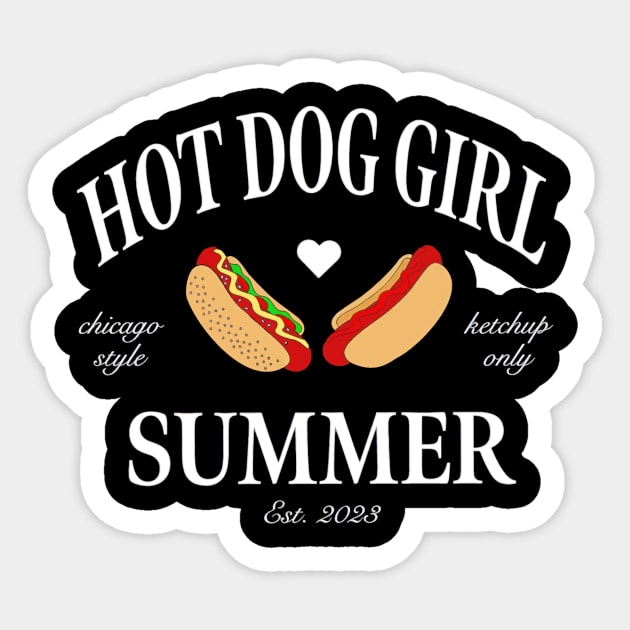 Hot Dog Guy Summer Sticker by jasminerandon69